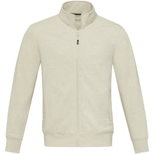 Load image into Gallery viewer, Galena 320 g/m2 unisex Aware™ recycled full zip sweater — Oatmeal (front)