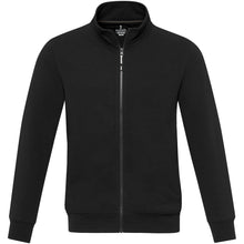 Load image into Gallery viewer, Galena 320 g/m2 unisex Aware™ recycled full zip sweater — Black (front)