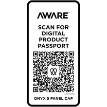 Load image into Gallery viewer, Onyx 5 panel 240 g/m2 Aware™ recycled cap — Oatmeal (detail)