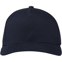 Load image into Gallery viewer, Onyx 5 panel 240 g/m2 Aware™ recycled cap — Navy (front)