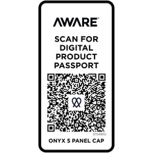Load image into Gallery viewer, Onyx 5 panel 240 g/m2 Aware™ recycled cap — Green (detail)