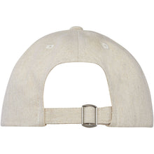 Load image into Gallery viewer, Opal 6 panel 240 g/m2 Aware™ recycled cap — Oatmeal (back)