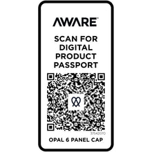 Load image into Gallery viewer, Opal 6 panel 240 g/m2 Aware™ recycled cap — Oatmeal (detail)