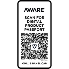 Load image into Gallery viewer, Opal 6 panel 240 g/m2 Aware™ recycled cap — Navy (detail)
