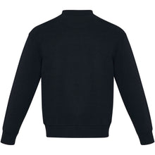 Load image into Gallery viewer, Tin 280 g/m² unisex Aware™ recycled crewneck sweater — Navy (back)