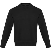 Load image into Gallery viewer, Tin 280 g/m² unisex Aware™ recycled crewneck sweater — Black (front)