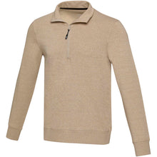 Load image into Gallery viewer, Tin 280 g/m² unisex Aware™ recycled quarter zip sweater  — Oatmeal