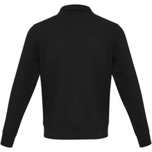 Load image into Gallery viewer, Tin 280 g/m² unisex Aware™ recycled quarter zip sweater  — Black (back)