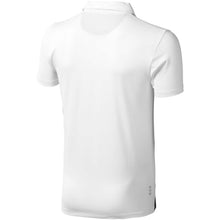 Load image into Gallery viewer, Markham 200 g/m2 short sleeve men's stretch polo — White (back)
