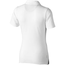 Load image into Gallery viewer, Markham 200 g/m2 short sleeve women's stretch polo — White (back)