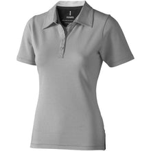 Load image into Gallery viewer, Markham 200 g/m2 short sleeve women's stretch polo — Grey melange