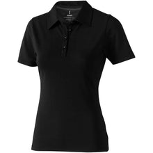 Load image into Gallery viewer, Markham 200 g/m2 short sleeve women's stretch polo — Black