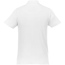Load image into Gallery viewer, Helios 180 g/m2 short sleeve men's polo — White (back)