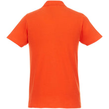 Load image into Gallery viewer, Helios 180 g/m2 short sleeve men's polo — Orange (back)