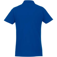 Load image into Gallery viewer, Helios 180 g/m2 short sleeve men's polo — Blue (back)