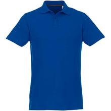Load image into Gallery viewer, Helios 180 g/m2 short sleeve men's polo — Blue (front)