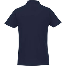 Load image into Gallery viewer, Helios 180 g/m2 short sleeve men's polo — Navy (back)