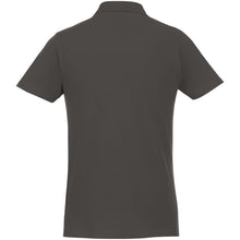 Load image into Gallery viewer, Helios 180 g/m2 short sleeve men's polo — Storm grey (back)