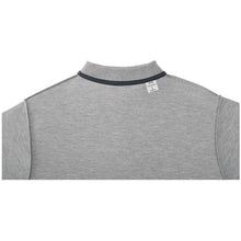 Load image into Gallery viewer, Helios 180 g/m2 short sleeve men's polo — Heather grey (detail)