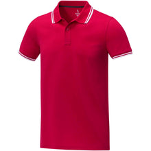 Load image into Gallery viewer, Amarago 200 g/m2 short sleeve men's tipping polo — Red