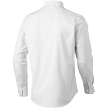 Load image into Gallery viewer, Vaillant 142 g/m2 long sleeve men's oxford shirt — White (back)