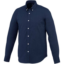 Load image into Gallery viewer, Vaillant 142 g/m2 long sleeve men's oxford shirt — Navy