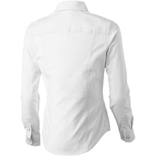 Load image into Gallery viewer, Vaillant 142 g/m2 long sleeve women's oxford shirt — White (back)