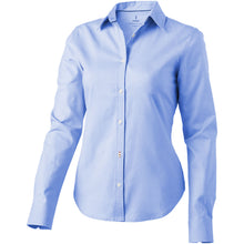 Load image into Gallery viewer, Vaillant 142 g/m2 long sleeve women's oxford shirt — Light blue