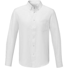 Load image into Gallery viewer, Pollux 130 g/m2 long sleeve men's shirt — White (front)