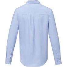 Load image into Gallery viewer, Pollux 130 g/m2 long sleeve men's shirt — Light blue (back)