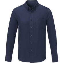 Load image into Gallery viewer, Pollux 130 g/m2 long sleeve men's shirt — Navy (front)