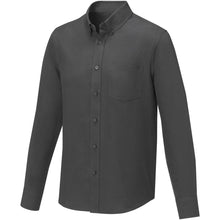 Load image into Gallery viewer, Pollux 130 g/m2 long sleeve men's shirt — Storm grey