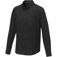 Load image into Gallery viewer, Pollux 130 g/m2 long sleeve men's shirt — Black
