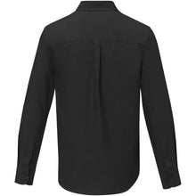 Load image into Gallery viewer, Pollux 130 g/m2 long sleeve men's shirt — Black (back)