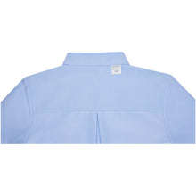 Load image into Gallery viewer, Pollux 130 g/m2 long sleeve women's shirt — Light blue (detail)