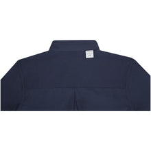 Load image into Gallery viewer, Pollux 130 g/m2 long sleeve women's shirt — Navy (detail)