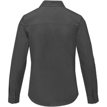 Load image into Gallery viewer, Pollux 130 g/m2 long sleeve women's shirt — Storm grey (back)