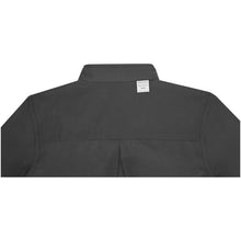 Load image into Gallery viewer, Pollux 130 g/m2 long sleeve women's shirt — Storm grey (detail)