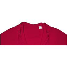 Load image into Gallery viewer, Charon 240 g/m2 unisex full zip hoodie — Red (detail)