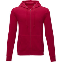 Load image into Gallery viewer, Charon 240 g/m2 unisex full zip hoodie — Red (front)