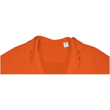 Load image into Gallery viewer, Charon 240 g/m2 unisex full zip hoodie — Orange (detail)