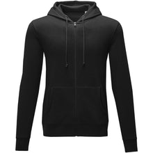 Load image into Gallery viewer, Charon 240 g/m2 unisex full zip hoodie — Black (front)