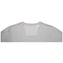 Load image into Gallery viewer, Charon 240 g/m2 unisex crewneck sweater — Heather grey (detail)