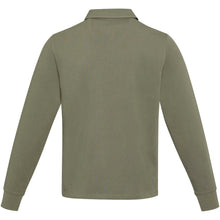Load image into Gallery viewer, Clyde unisex organic rugby polo sweatshirt — Green (back)