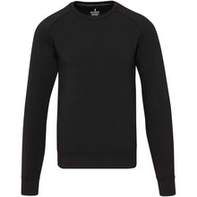 Load image into Gallery viewer, Yukon 350 g/m² unisex interlock sports crewneck sweater — Black (front)