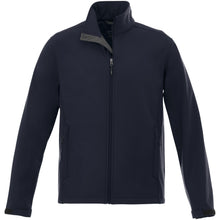 Load image into Gallery viewer, Maxson men's softshell jacket — Navy (front)