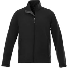Load image into Gallery viewer, Maxson men's softshell jacket — Black (front)