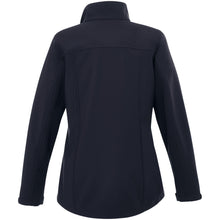 Load image into Gallery viewer, Maxson women's softshell jacket — Navy (back)