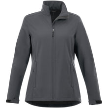 Load image into Gallery viewer, Maxson women's softshell jacket — Storm grey (front)