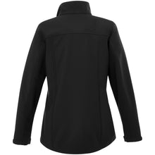 Load image into Gallery viewer, Maxson women's softshell jacket — Black (back)